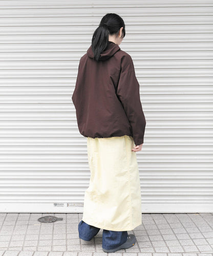 UR TECH尼龍塔夫綢裹身風半身裙