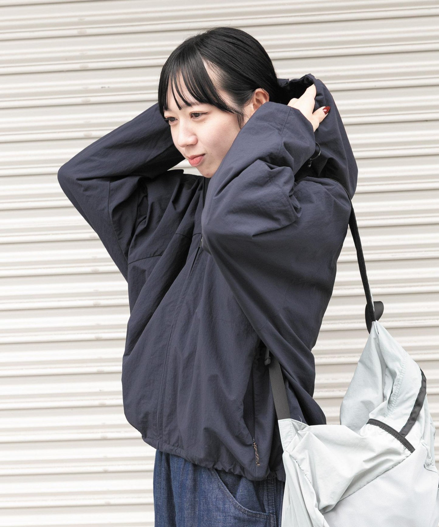 UR TECH尼龍塔夫綢拉鍊外套