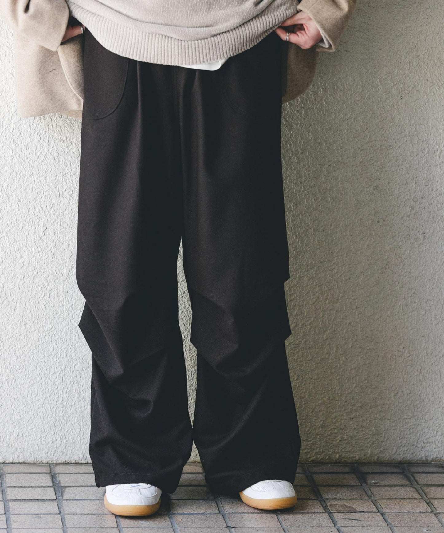 【/部分門店限定】磨毛休閒傘兵褲