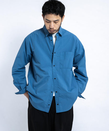 UR TECH尼龍塔夫綢長袖襯衫