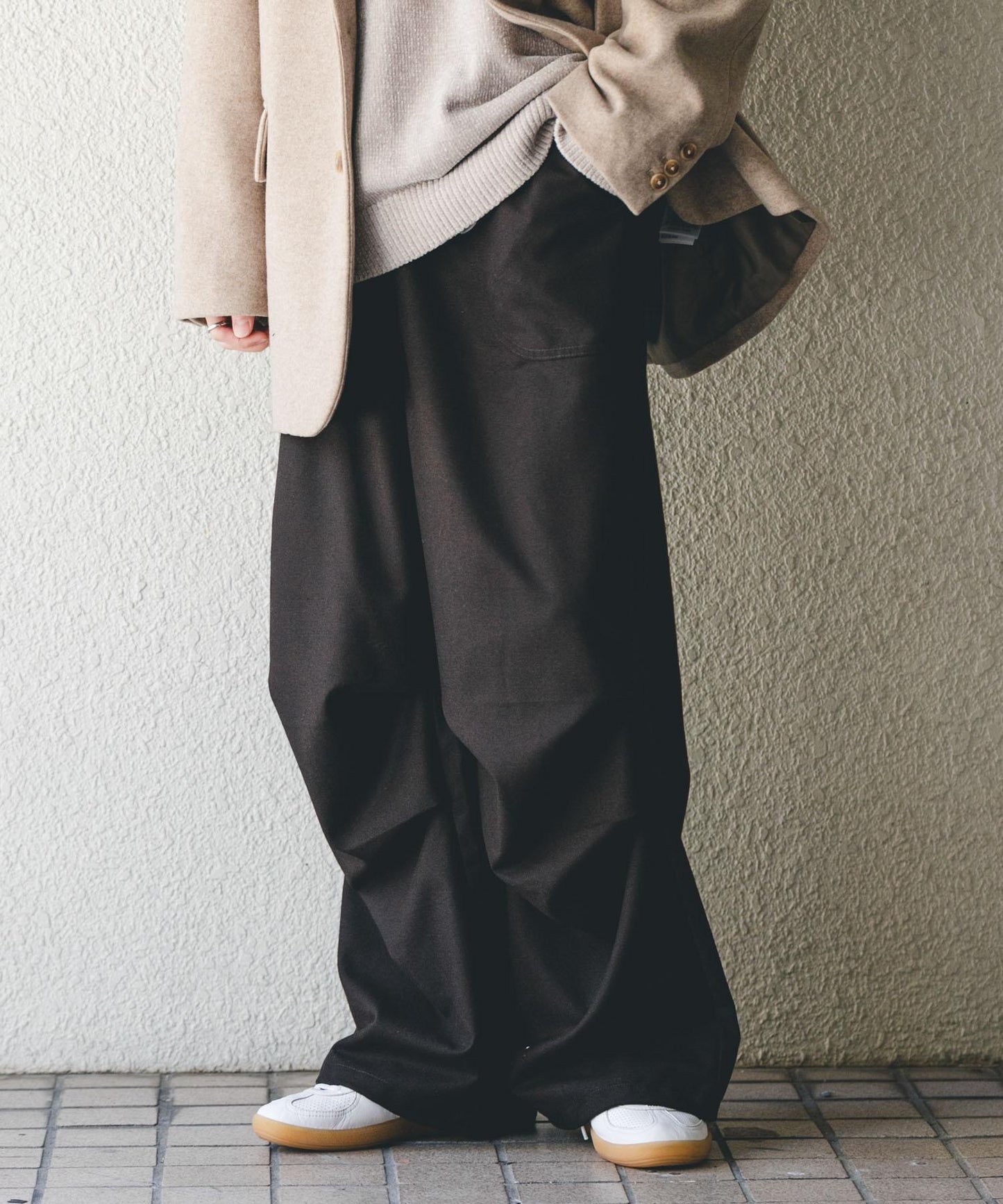 【/部分門店限定】磨毛休閒傘兵褲