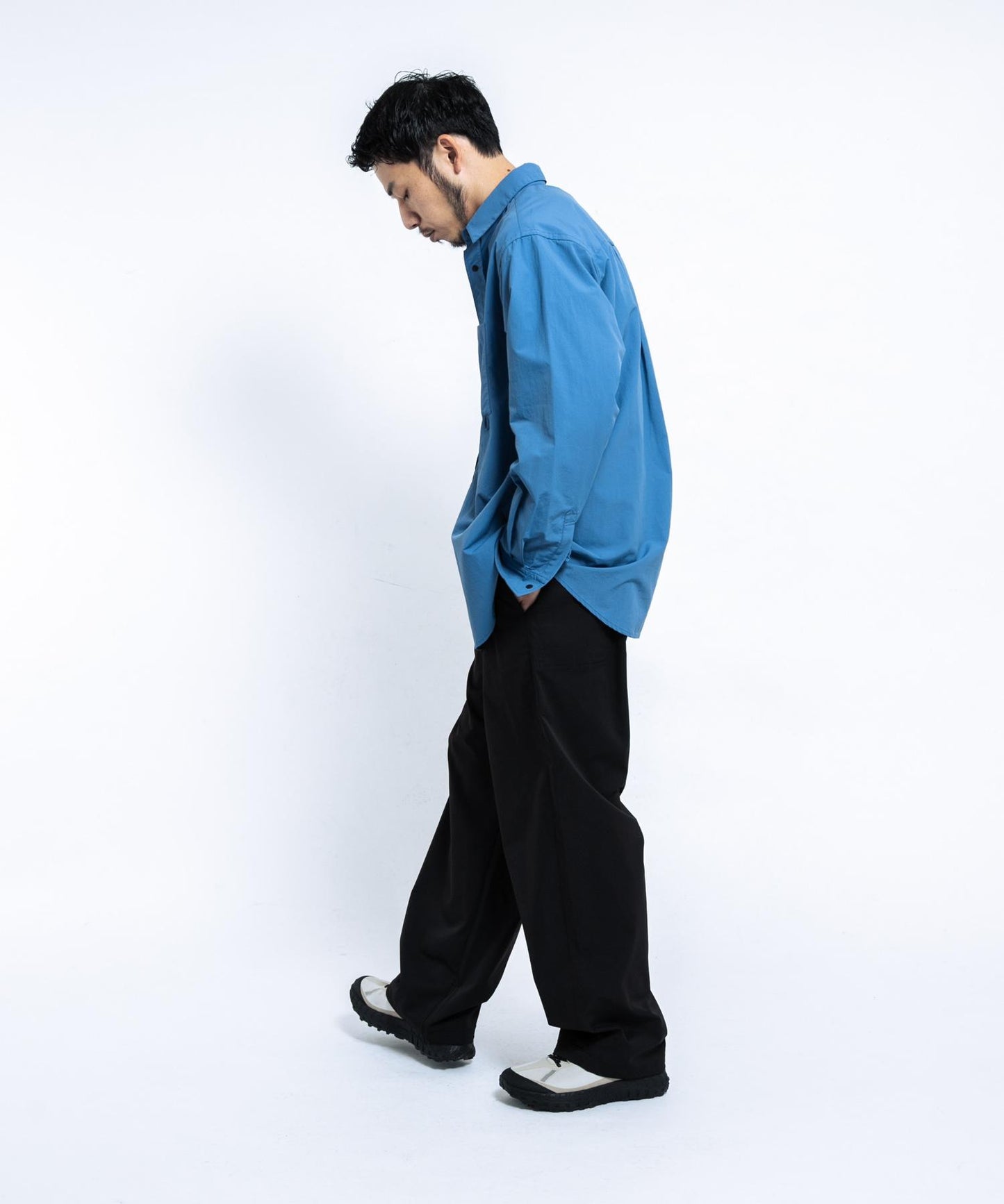 UR TECH尼龍塔夫綢長袖襯衫