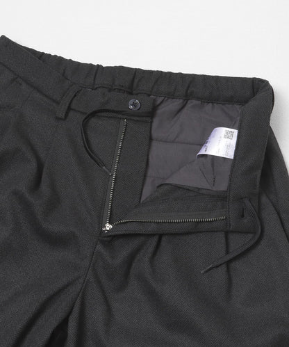 磨毛休閒寬腿褲