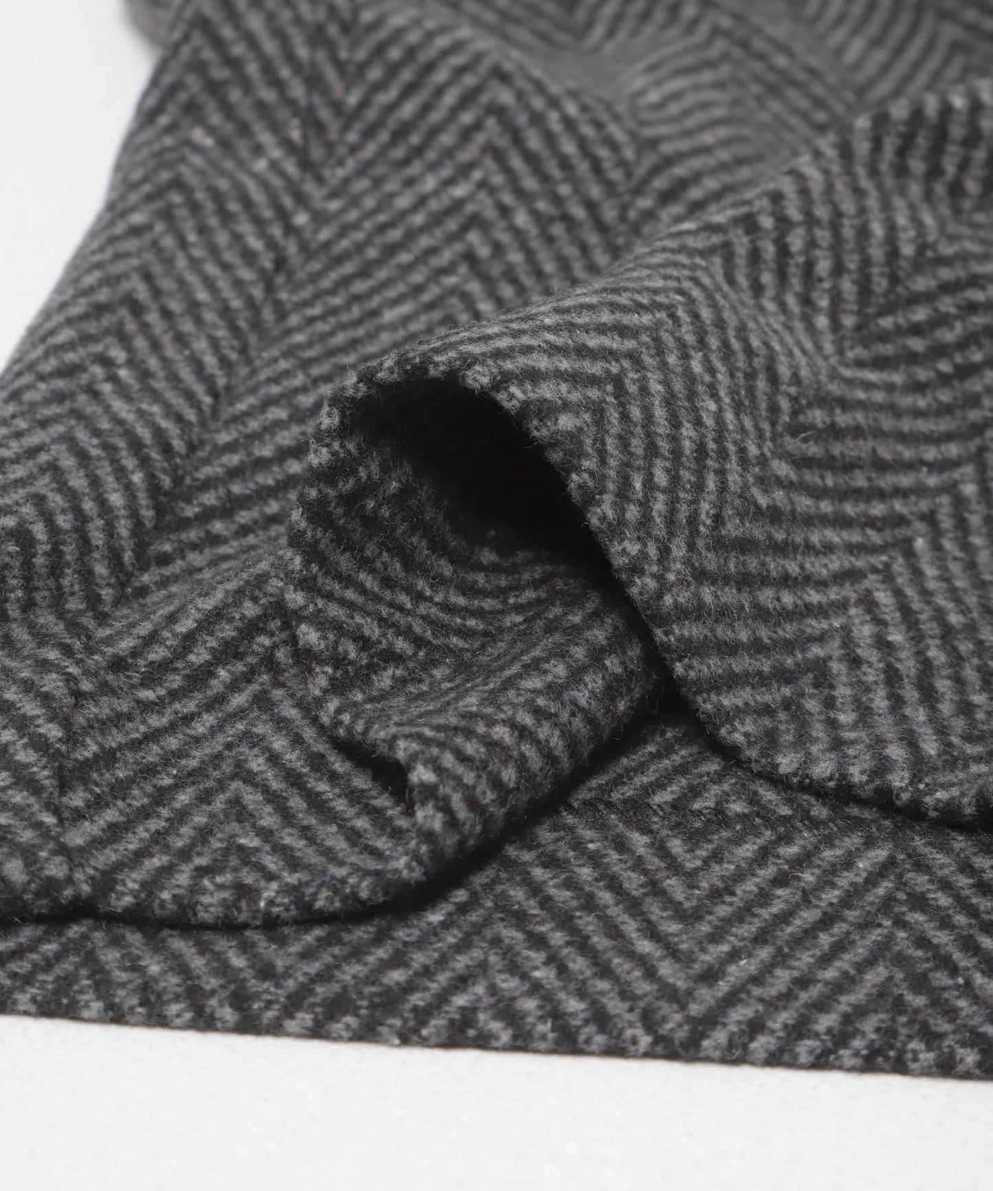 仿羊毛人字紋寬腿褲