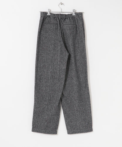 彩色斑點一褶桶型褲