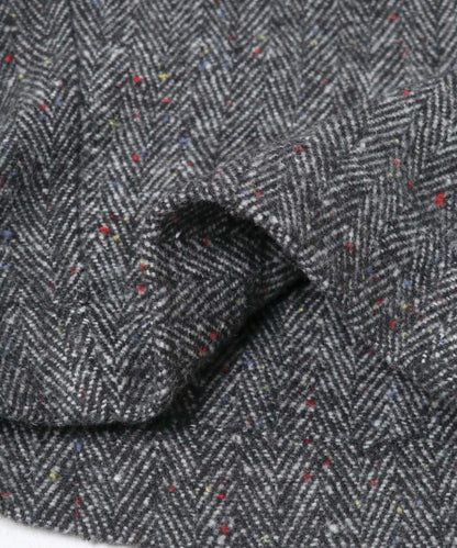 彩色斑點一褶桶型褲