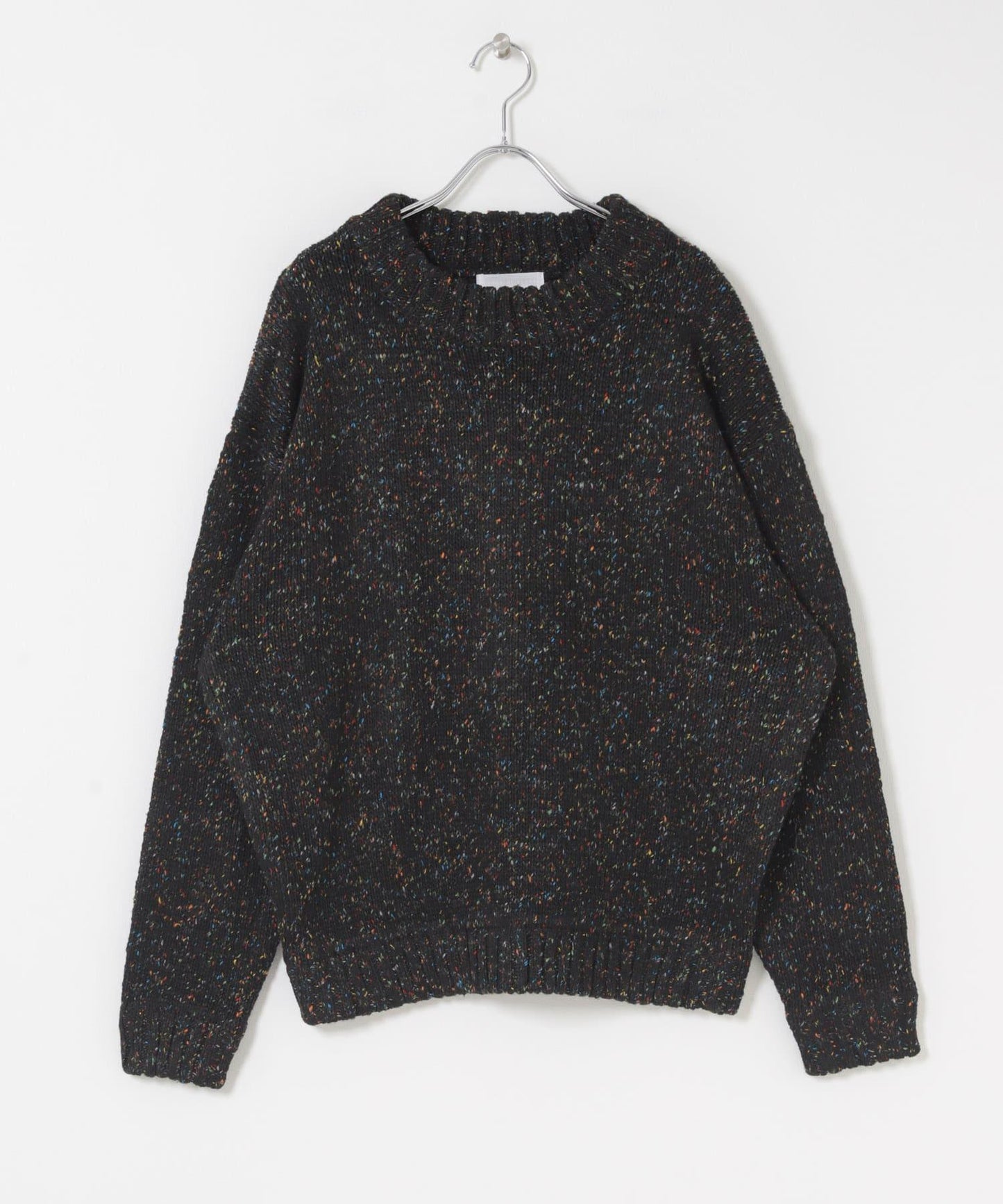 可水洗彩色紗點針織套頭衫