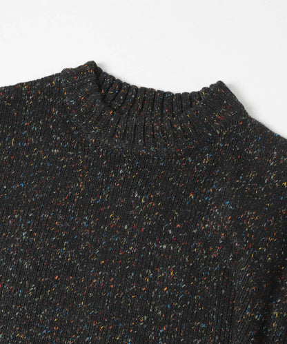 可水洗彩色紗點針織套頭衫