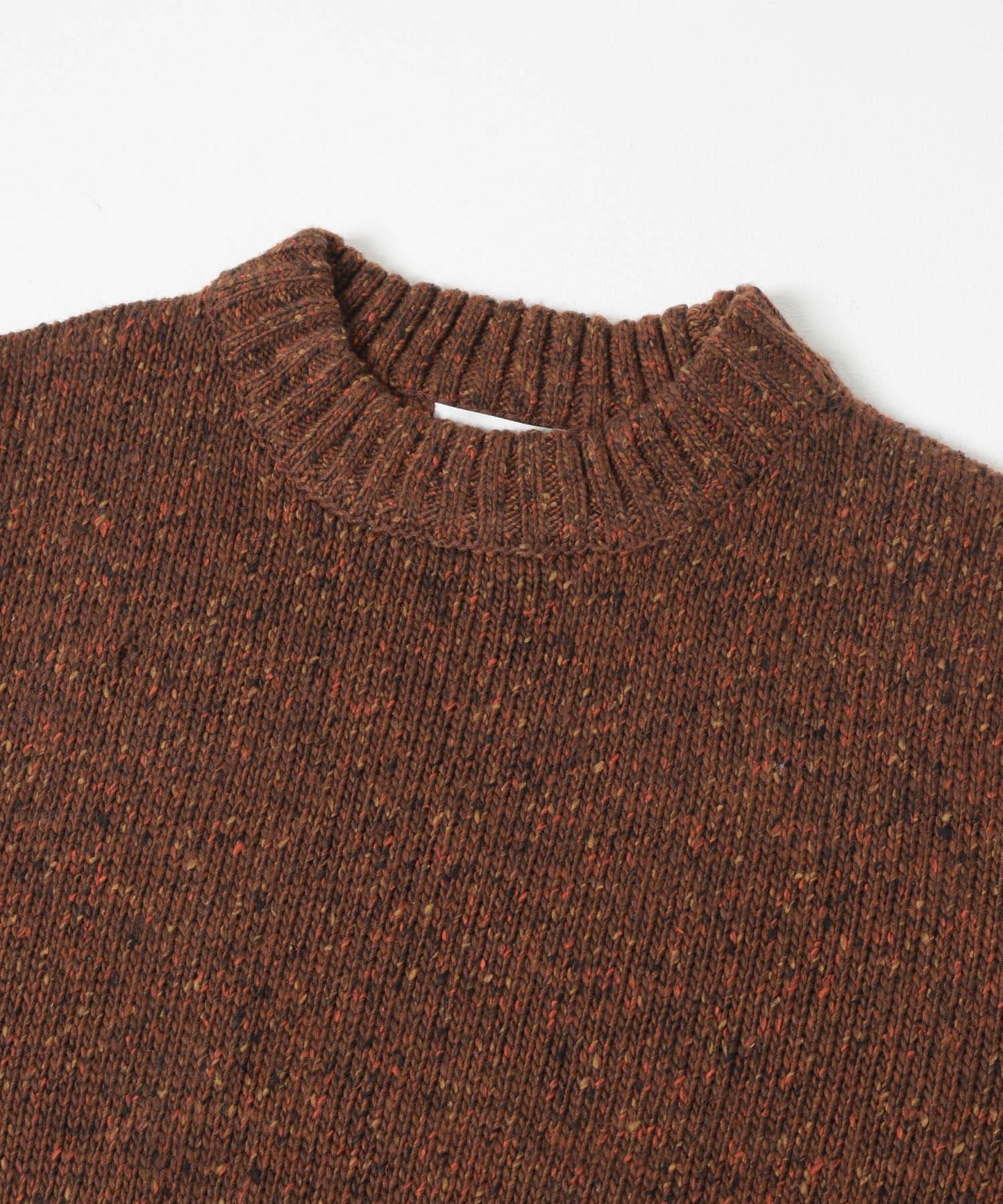 可水洗彩色紗點針織套頭衫