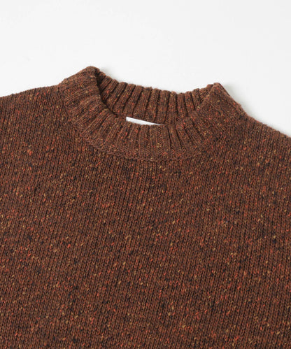 可水洗彩色紗點針織套頭衫