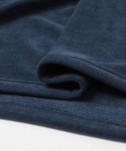 針織抓絨圓領套頭衫