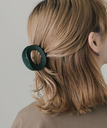 啞光橢圓髮夾