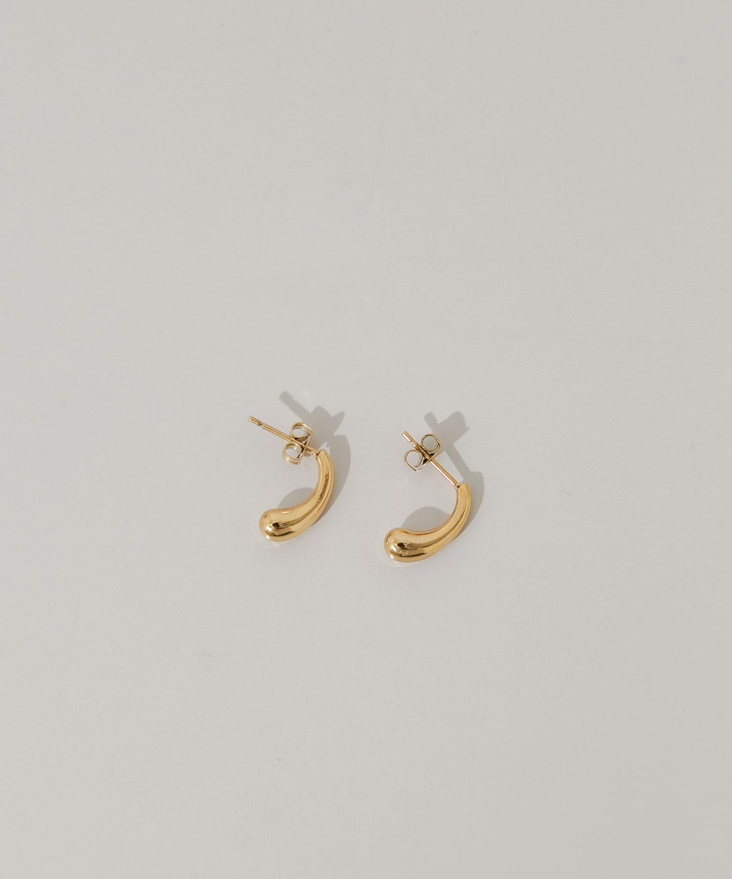 不鏽鋼水滴耳環