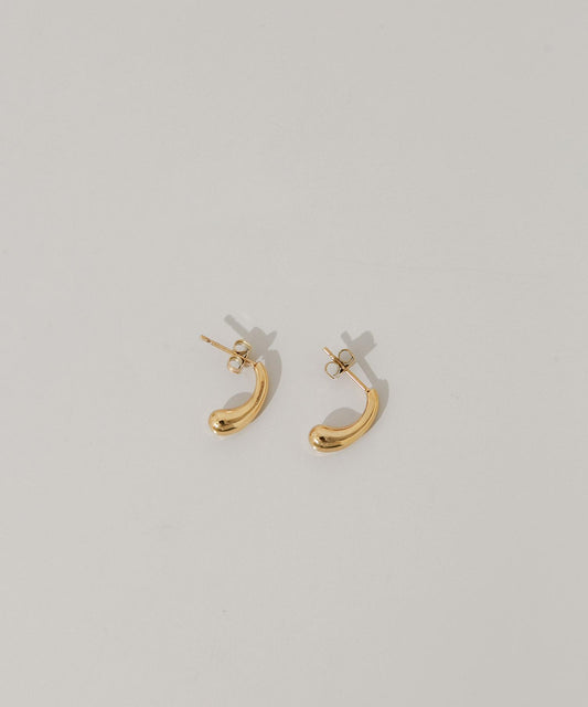 不鏽鋼水滴耳環