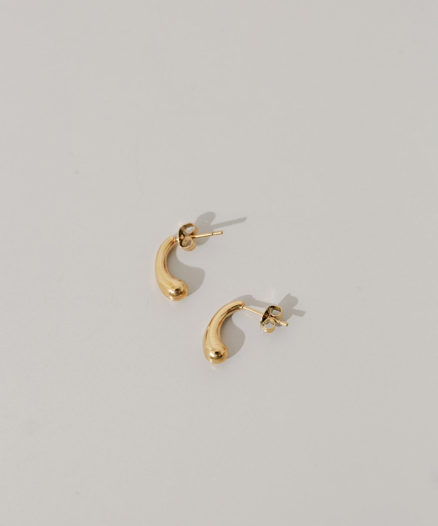 不鏽鋼水滴耳環