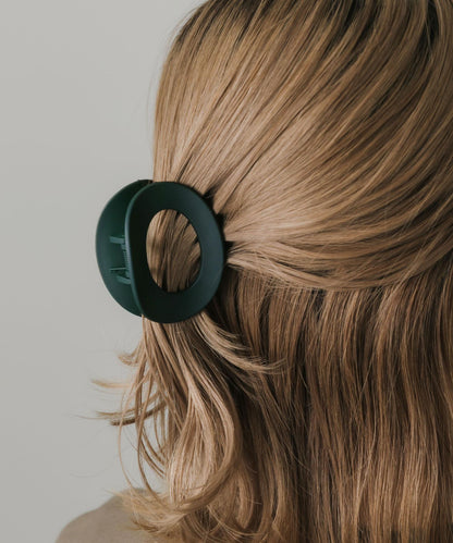 啞光橢圓髮夾