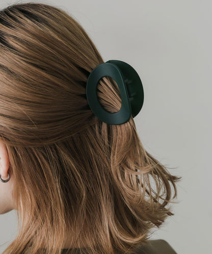啞光橢圓髮夾