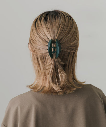 啞光橢圓髮夾