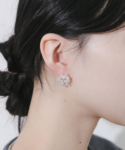 閃耀水晶珍珠耳環