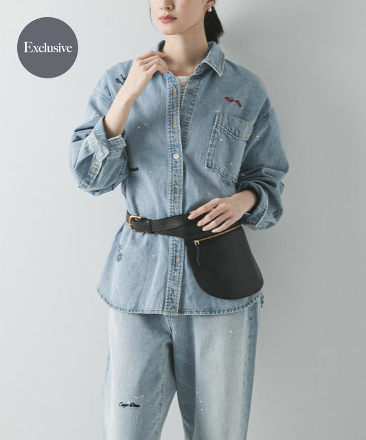 『聯名』PICCADILLY×URBAN RESEARCH 刺繡牛仔襯衫