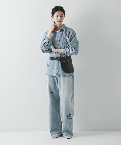 『聯名』PICCADILLY×URBAN RESEARCH 刺繡牛仔襯衫