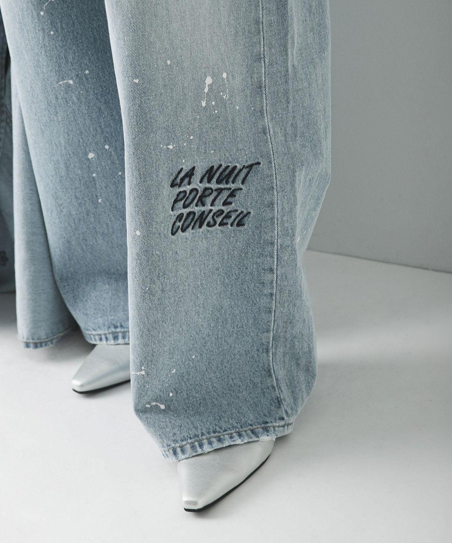 『聯名』PICCADILLY×URBAN RESEARCH 刺繡牛仔褲