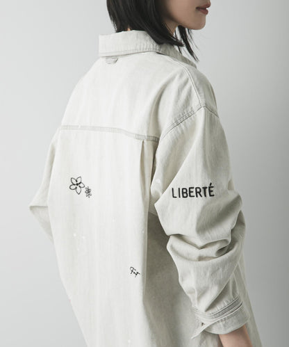 『聯名』PICCADILLY×URBAN RESEARCH 刺繡牛仔襯衫