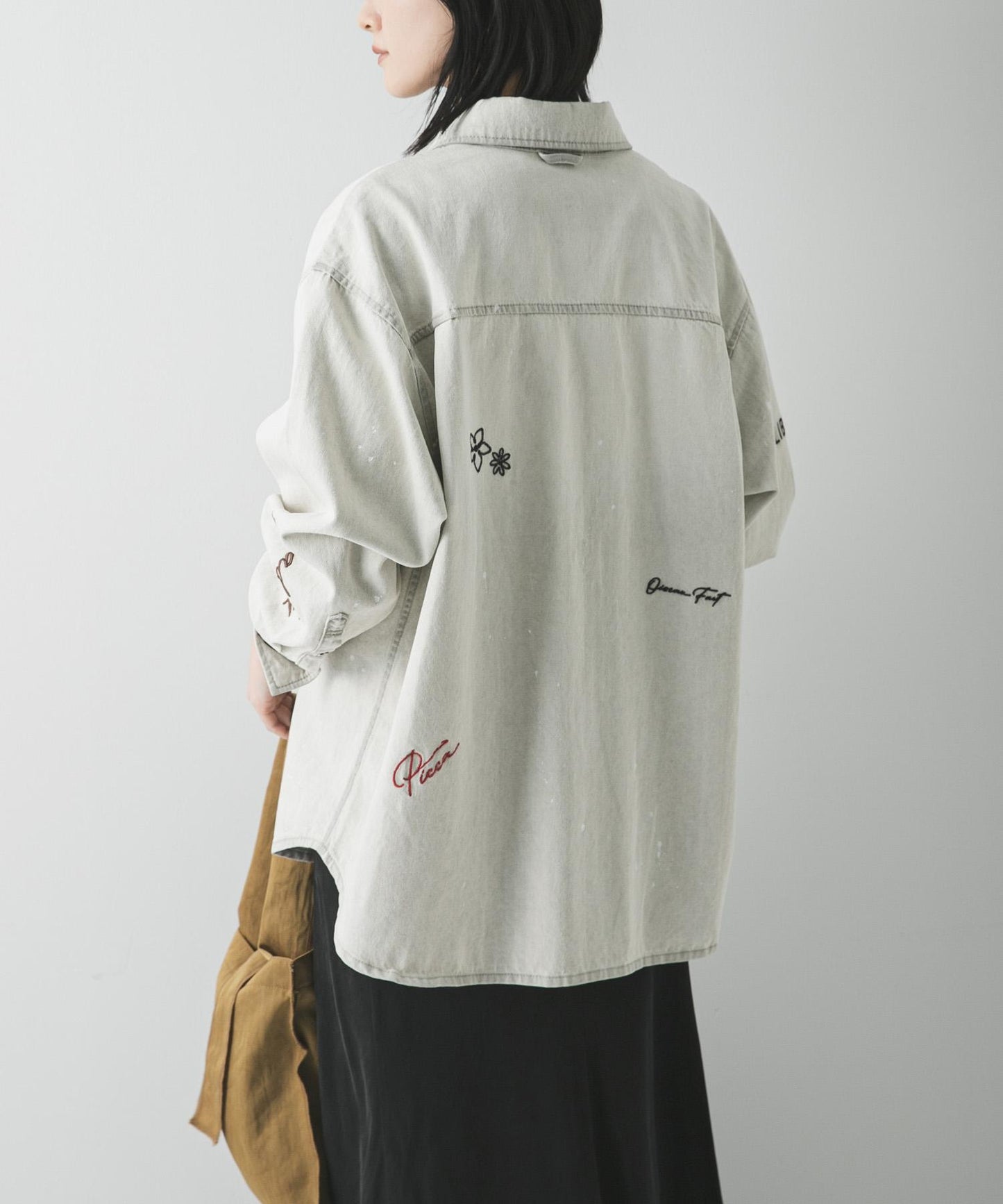 『聯名』PICCADILLY×URBAN RESEARCH 刺繡牛仔襯衫