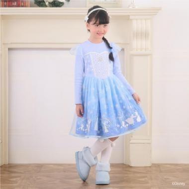 【冰雪奇緣】艾莎/角色扮演連衣裙