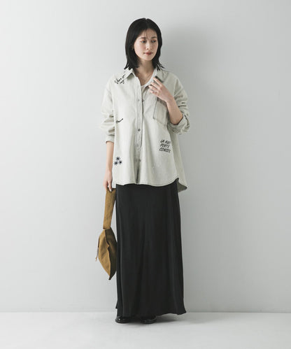 『聯名』PICCADILLY×URBAN RESEARCH 刺繡牛仔襯衫