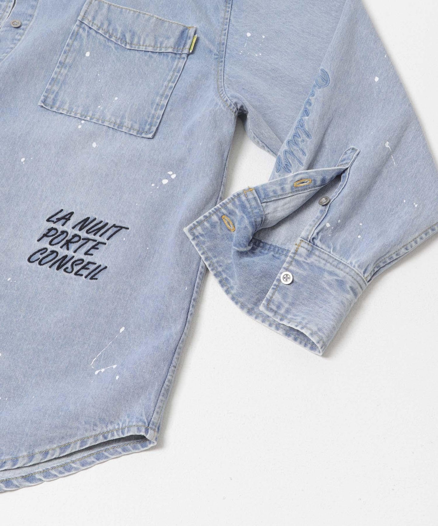 『聯名』PICCADILLY×URBAN RESEARCH 刺繡牛仔襯衫