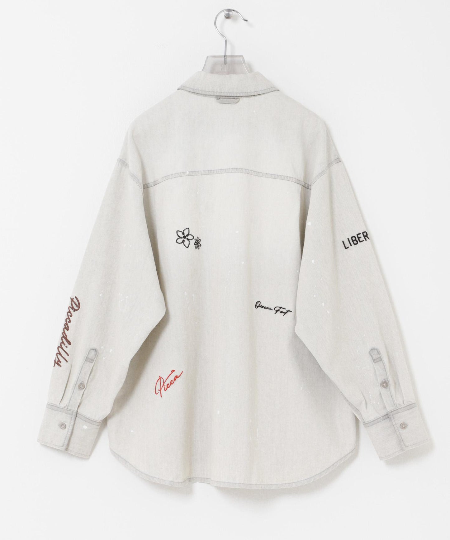『聯名』PICCADILLY×URBAN RESEARCH 刺繡牛仔襯衫