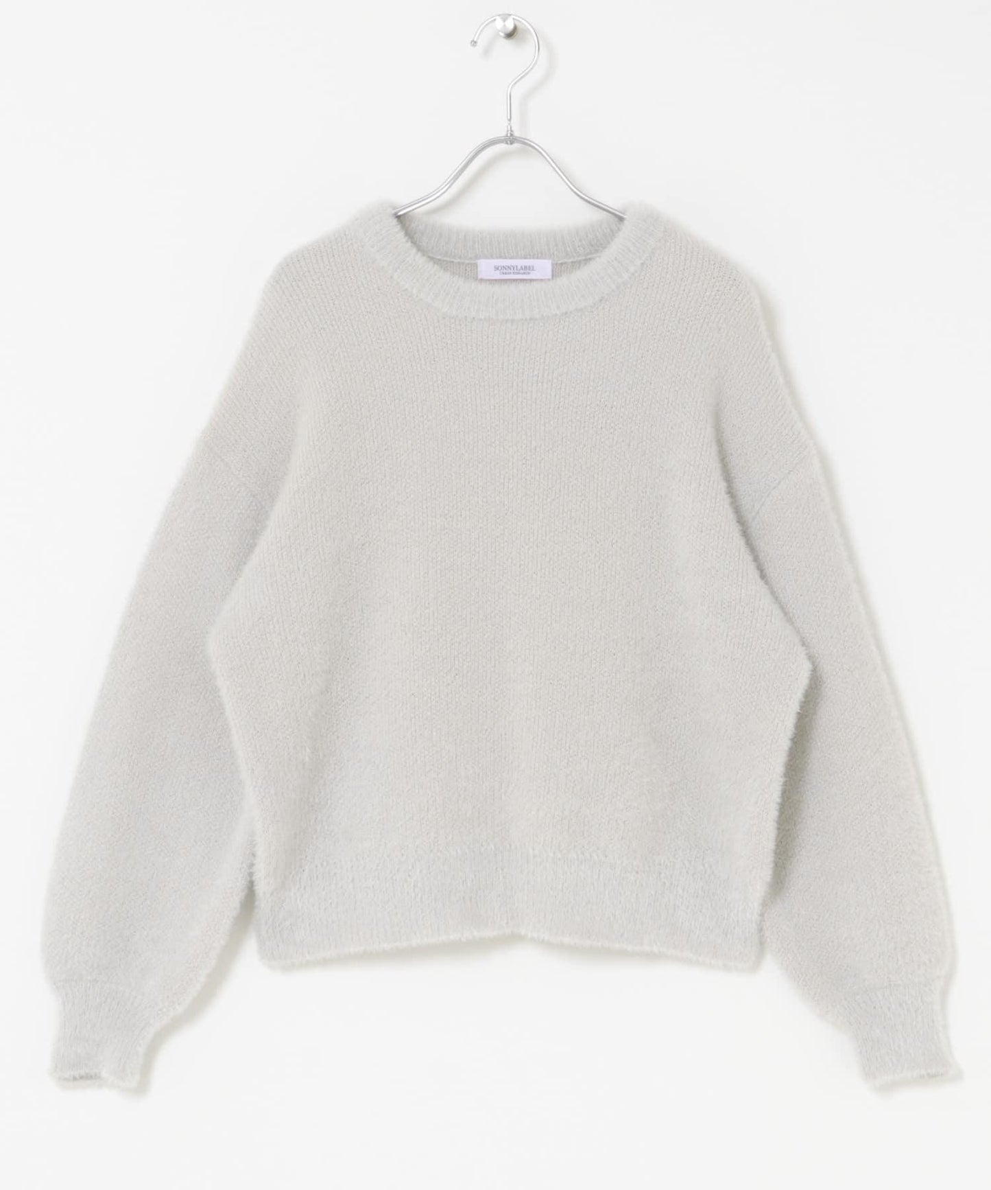 迷你羽毛雙面針織套頭衫