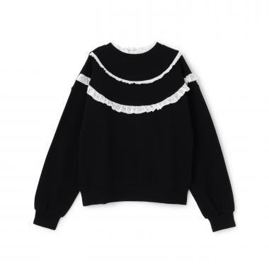 【リンク】拼接蕾絲衛衣