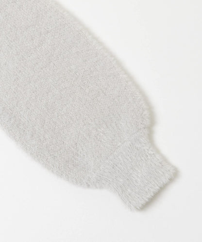 迷你羽毛雙面針織套頭衫