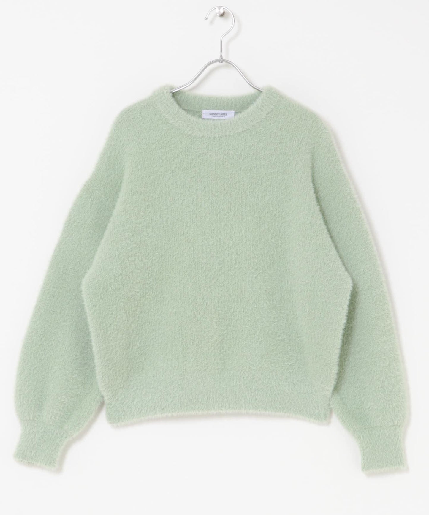 迷你羽毛雙面針織套頭衫