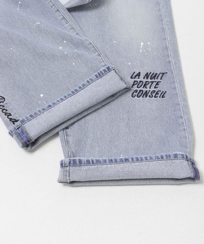 『聯名』PICCADILLY×URBAN RESEARCH 刺繡牛仔褲