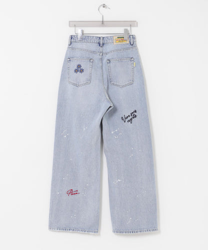 『聯名』PICCADILLY×URBAN RESEARCH 刺繡牛仔褲