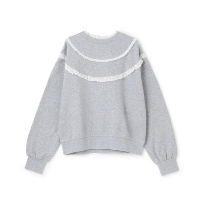 【リンク】拼接蕾絲衛衣