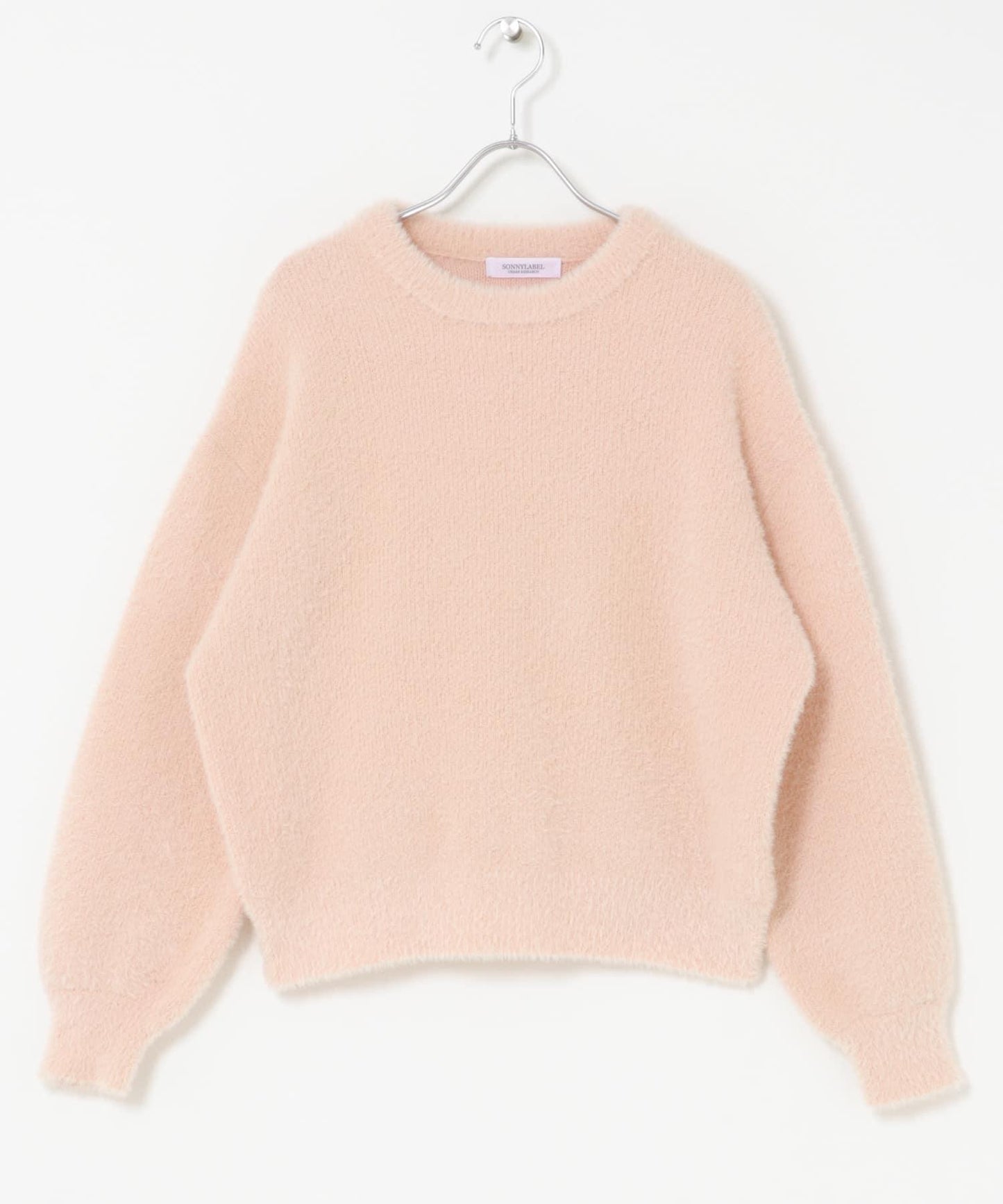 迷你羽毛雙面針織套頭衫