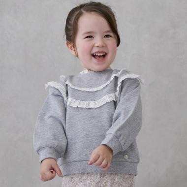 鏤空蕾絲拼接衛衣