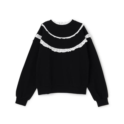 【リンク】拼接蕾絲衛衣