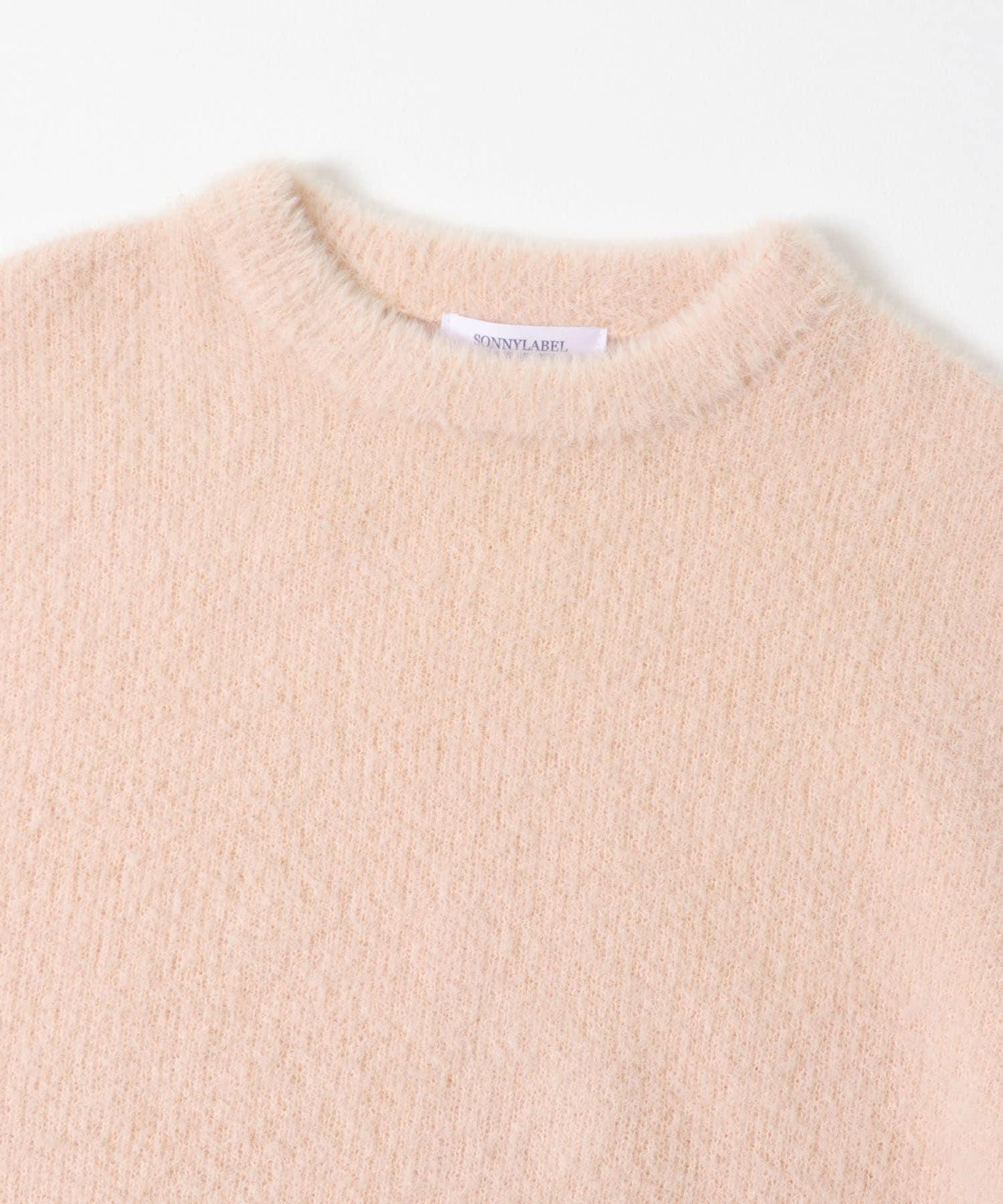 迷你羽毛雙面針織套頭衫