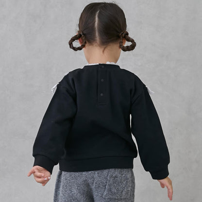 鏤空蕾絲拼接衛衣