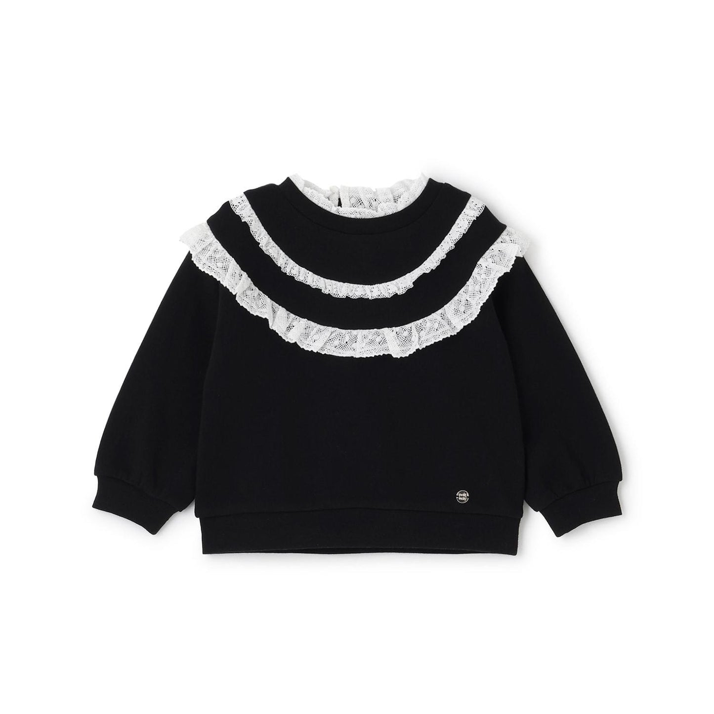 鏤空蕾絲拼接衛衣