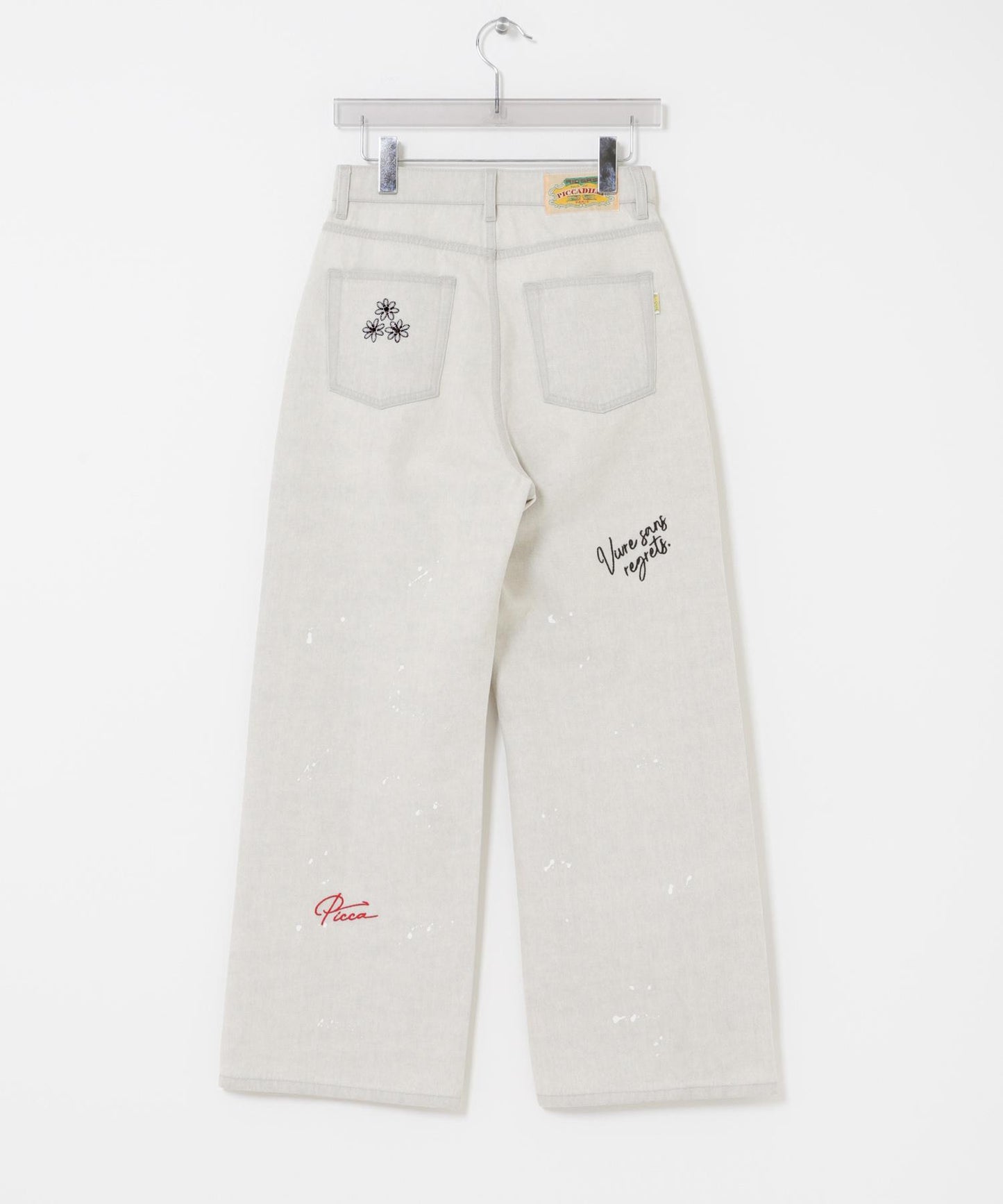 『聯名』PICCADILLY×URBAN RESEARCH 刺繡牛仔褲