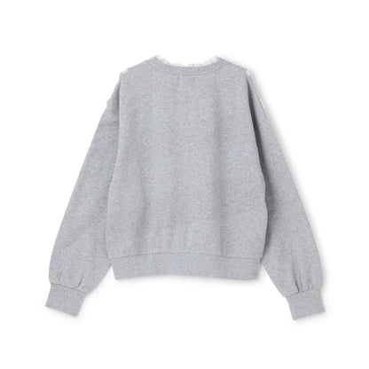 【リンク】拼接蕾絲衛衣