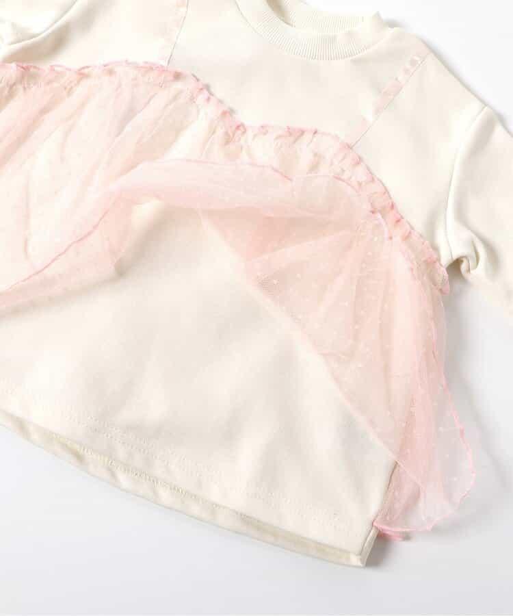 帶網紗吊帶背心的衛衣