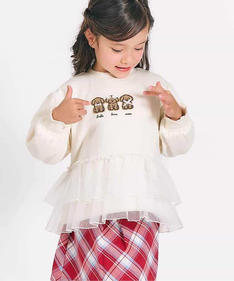 內層搖粒絨荷葉邊裝飾衛衣