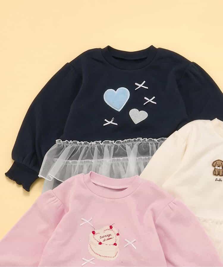 內層搖粒絨荷葉邊裝飾衛衣